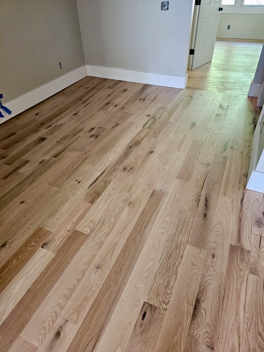 red oak solid unfinished hardwood flooring 5 inch 3/4 thick
